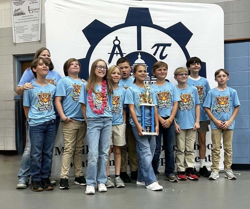 The Tanner Williams Elementary math team