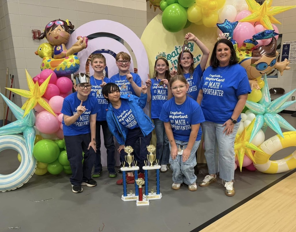 The O'Rourke Elementary math team
