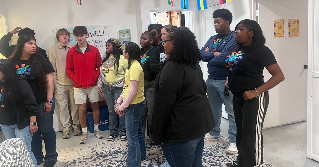 MGM Multicultural club completed community service in partnership with DWELL Mobile.
