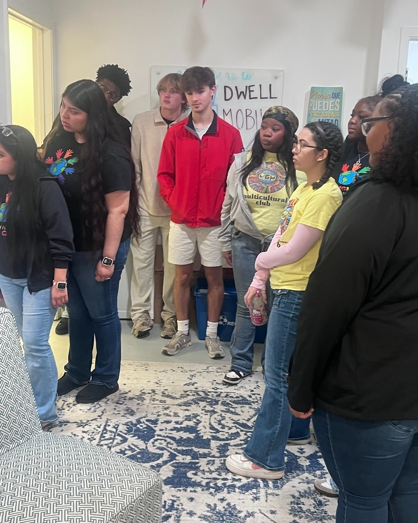 MGM Multicultural club completed community service in partnership with DWELL Mobile.