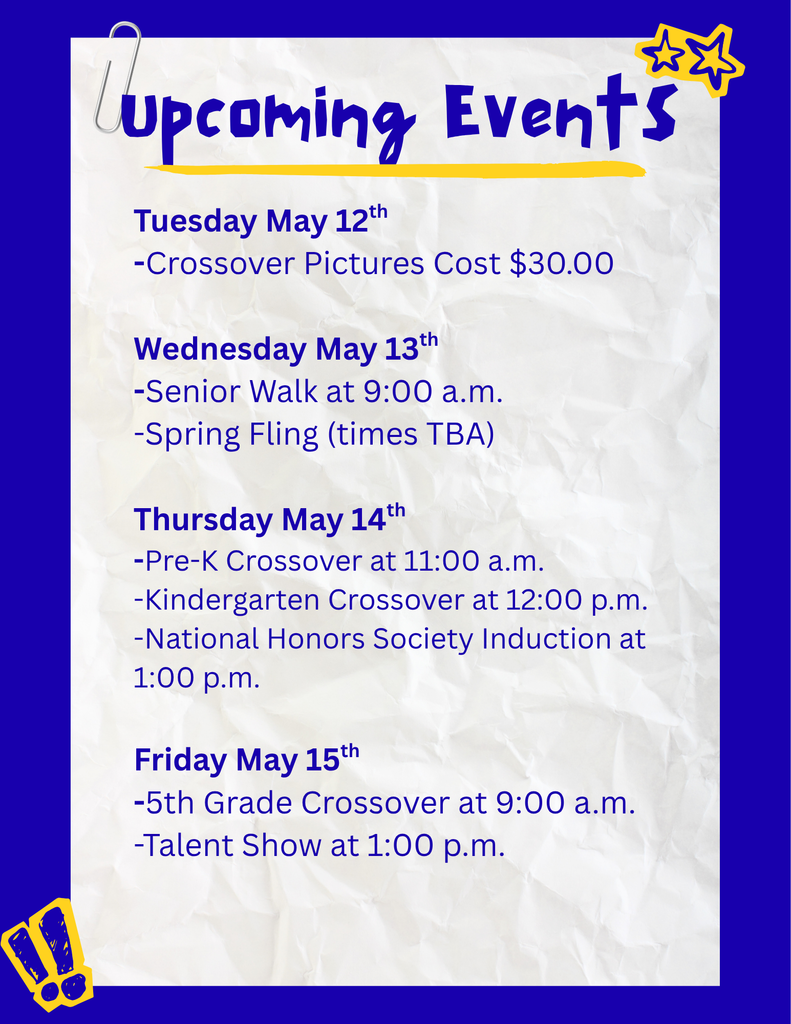 Upcoming events