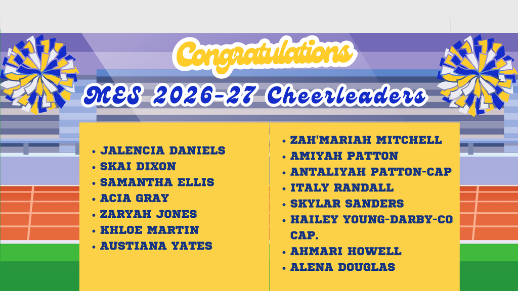 2026-2027 Cheerleaders