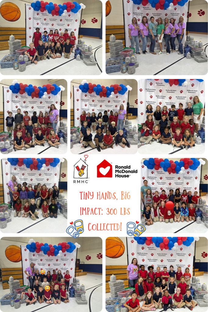We are so proud of our students for their hard work and generosity this year! ❤️    As part of our Leadership Outreach Project, our kindergarten class collected Coke tabs for the Ronald McDonald House and raised an amazing 300 pounds of tabs! Thank you to all of our families and community members who helped support this meaningful project and taught our students the importance of helping others. 🍟💛