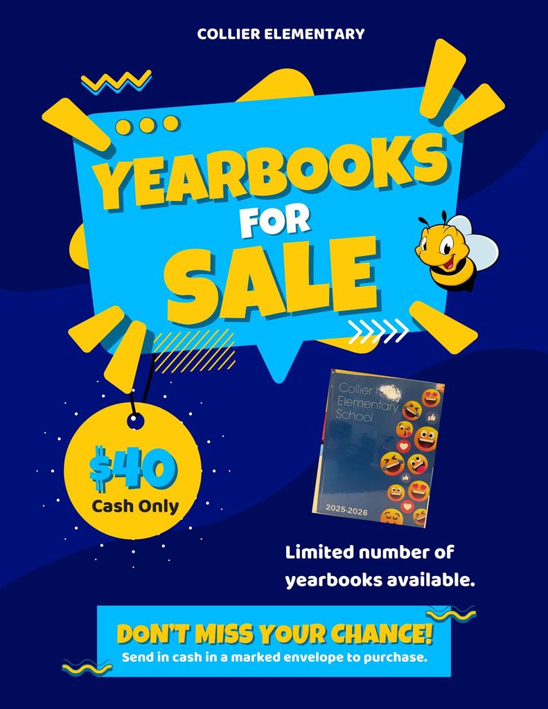 Extra yearbooks are for sale now for $40 CASH only.