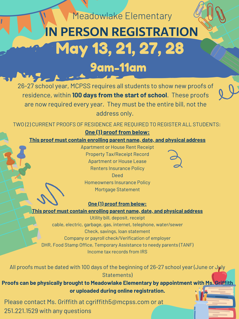 Registration Information