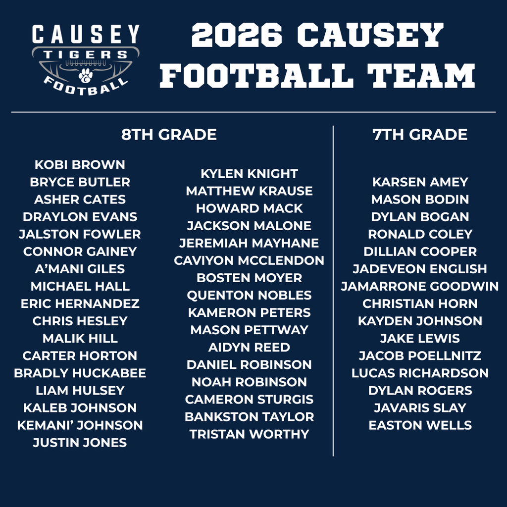 2026 Football Roster