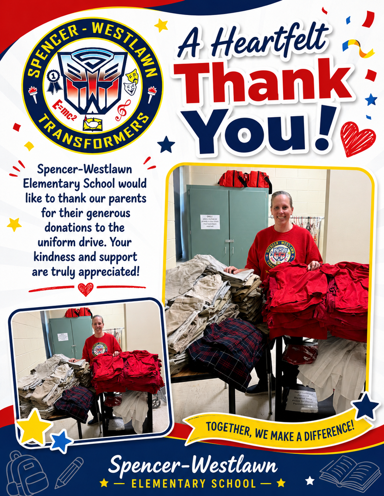 A Heartfelt Thankyou for uniform clothing donations