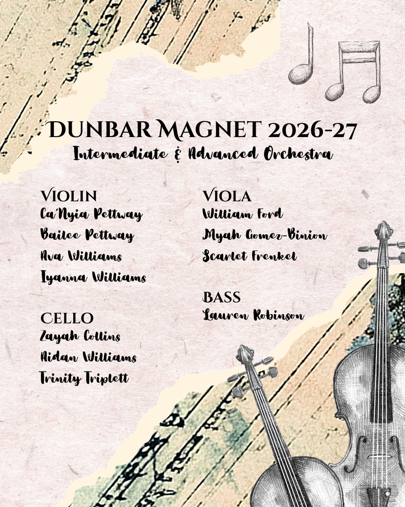 2026-2027 Intermediate and Advanced Orchestra