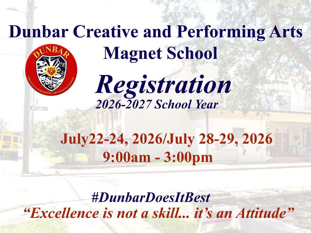 Dunbar Magnet registration dates
