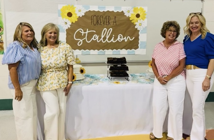 Phyllis, Debbie, Ashley, and Tonya retirement photo 