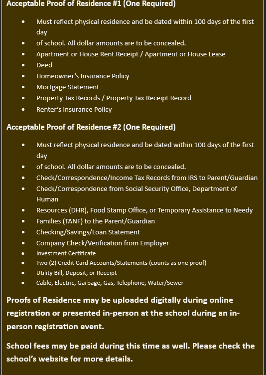 New student registration graphic