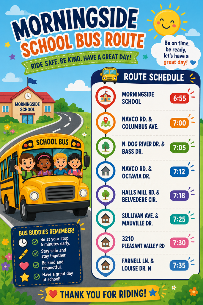 Summer Literacy and Numeracy Camp Bus Routes and Times