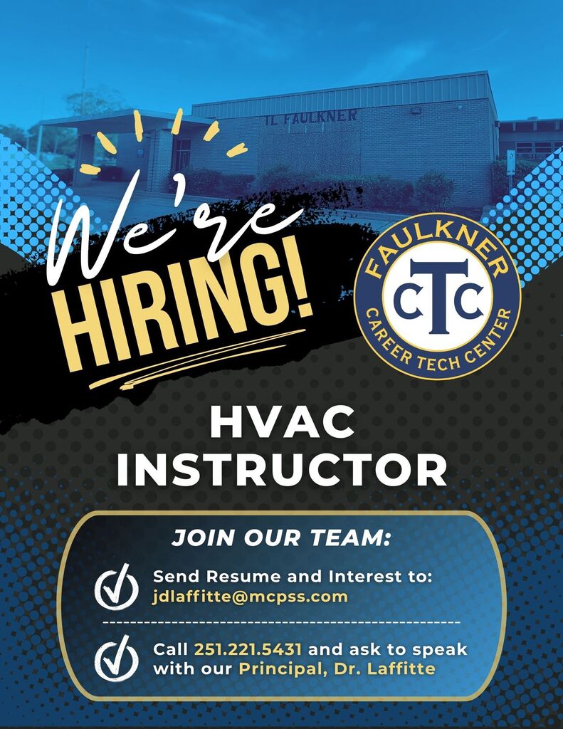 we're hiring: HVAC instructor