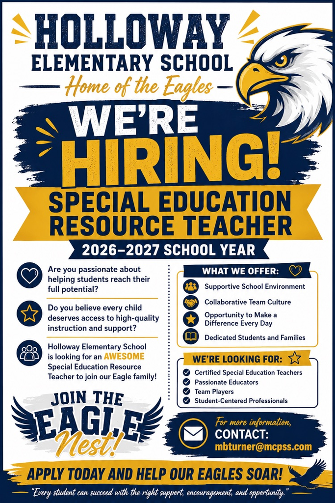 we are hiring a special education teacher