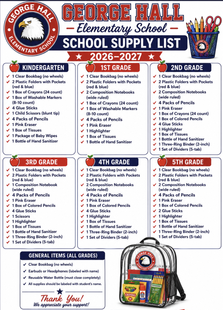 Uniform Policy and Supply List
