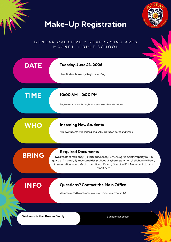 Make up registration for New Students