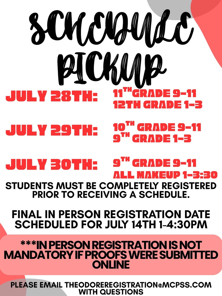 Schedule Pick Up Information