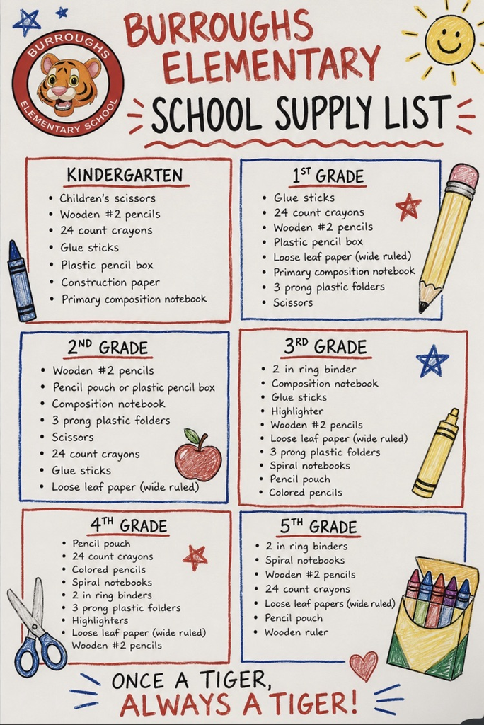 26-27 School Supply List