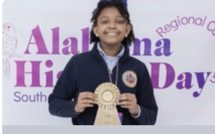 Cassie at Alabama History Day