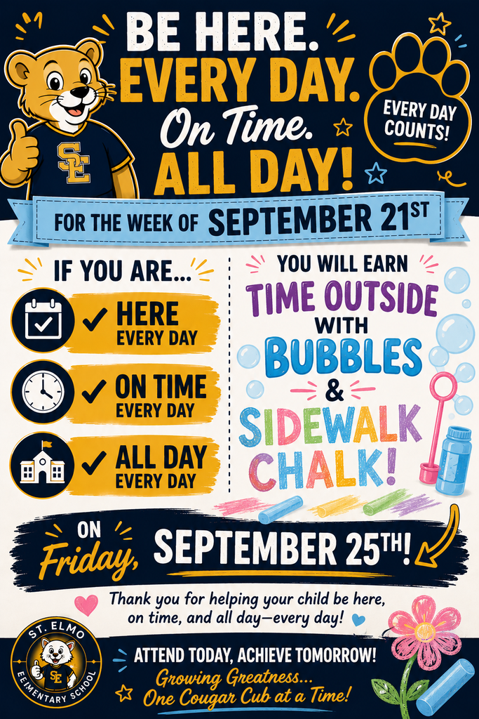 Attendance Count Period- Week of September 25th