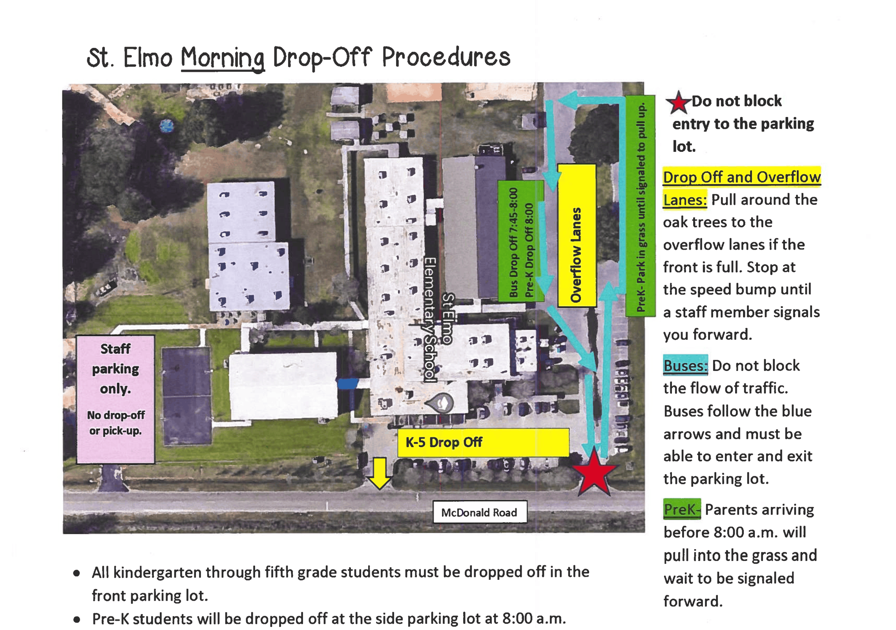 Morning Drop Off Procedures