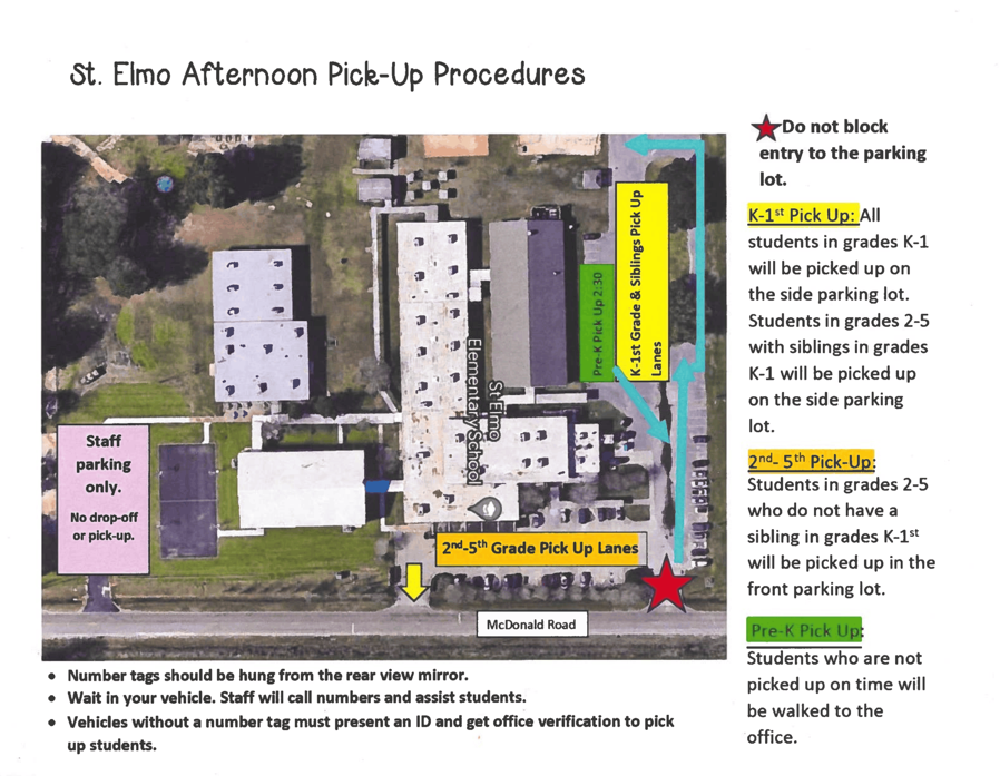 Morning Drop Off and Afternoon Pick Up Procedures