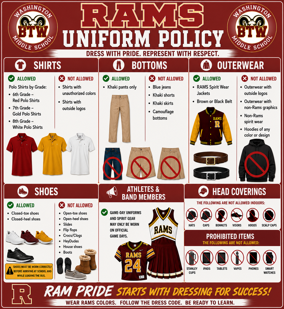 updated uniforms for students