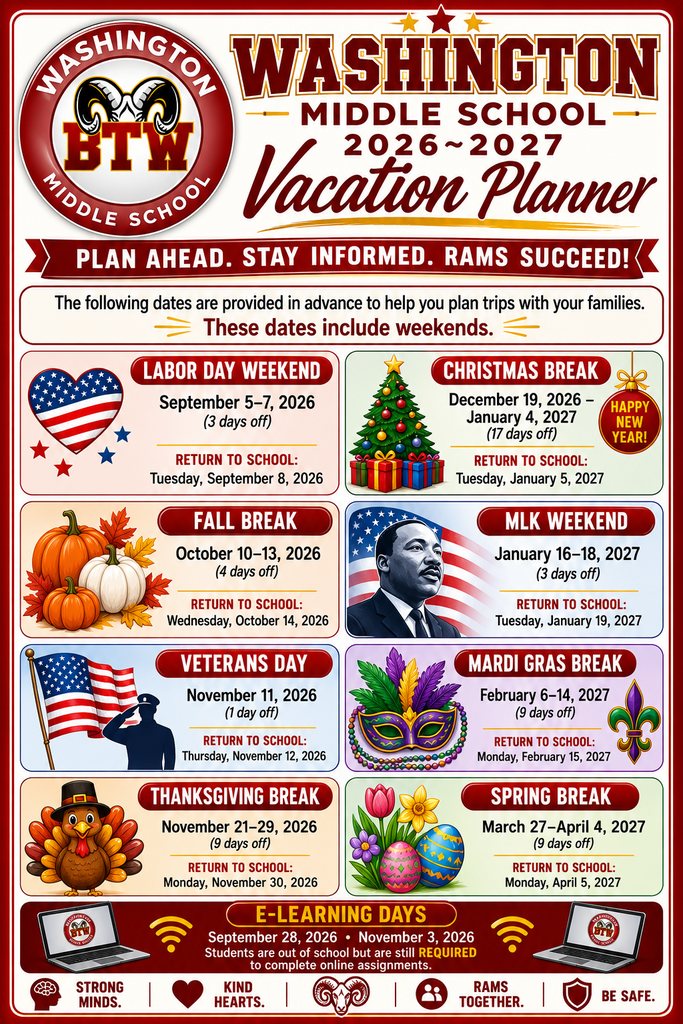 dates of holidays