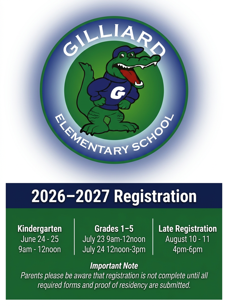 This is a reminder that the final two days to register your child for the upcoming school year are Thursday, July 23rd from 9am to 12 noon, and Friday, July 24th from 12 noon to 3pm. After these dates, no further registrations will be processed until the first day of school, August 10th from 4pm to 6pm. Mrs. Griffin has to have time to cleanup the class rosters for the opening of school. Please make every effort to attend one of these registration sessions. We kindly ask for your patience, as these days are expected to be very busy and we want to ensure each student is registered properly. Remember, online registration must be completed before coming to the school. For more details, please review the attached documents. If you have any questions or concerns, feel free to call us at (251) 221-1820.