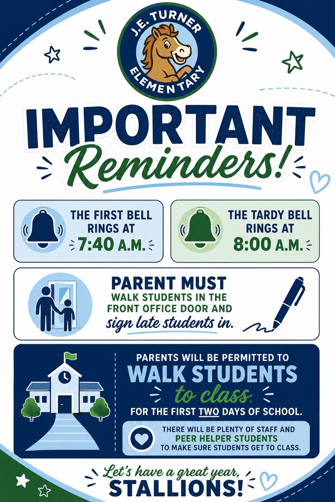 decorative flyer for bell times 