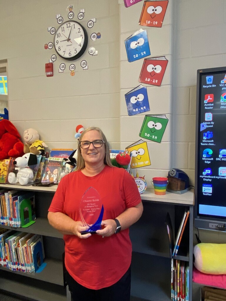Ms. Kubik- 25 Years