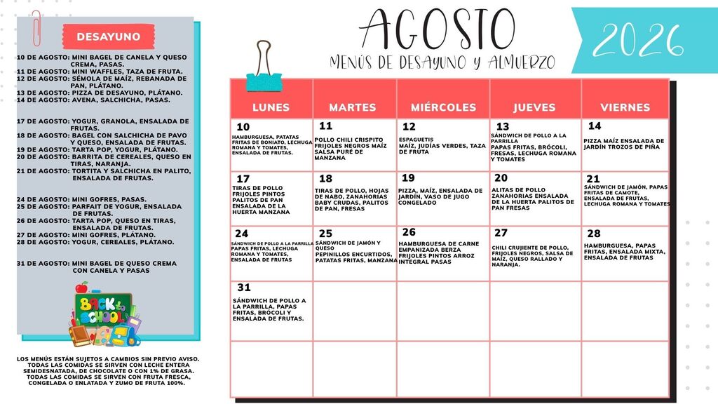 A white background displays a monthly planner. Labels read "AGOSTO 2022" at top. Days are listed from left to right.