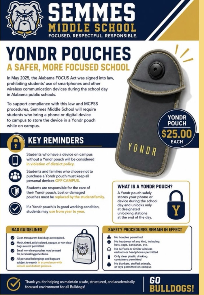 Yondr Pouch information