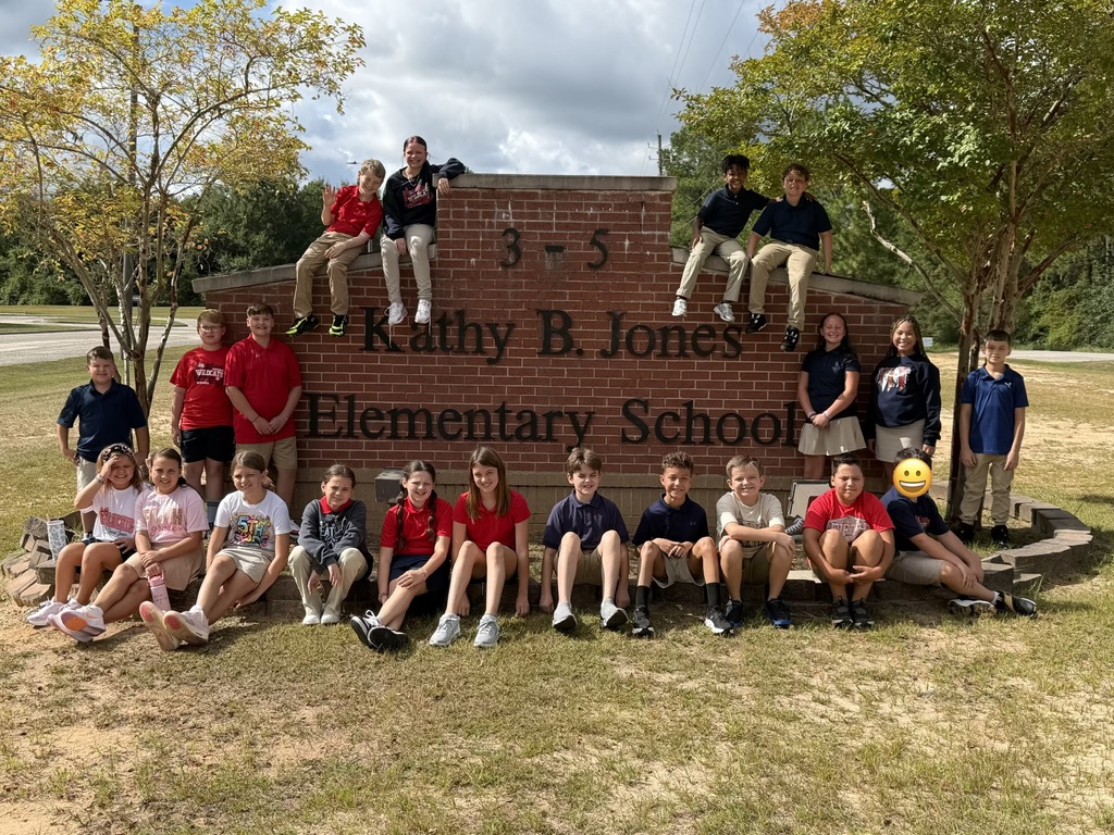 Miss Hopkin's first day of 5th grade class picture. We hope you all have a wonderful year!