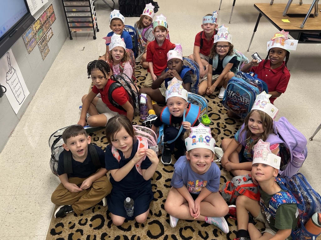 Mrs. Newberry's first grade class first day of school.