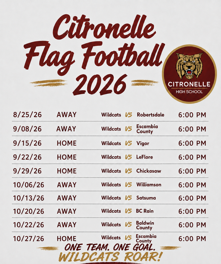 2026 Flag Football Schedule