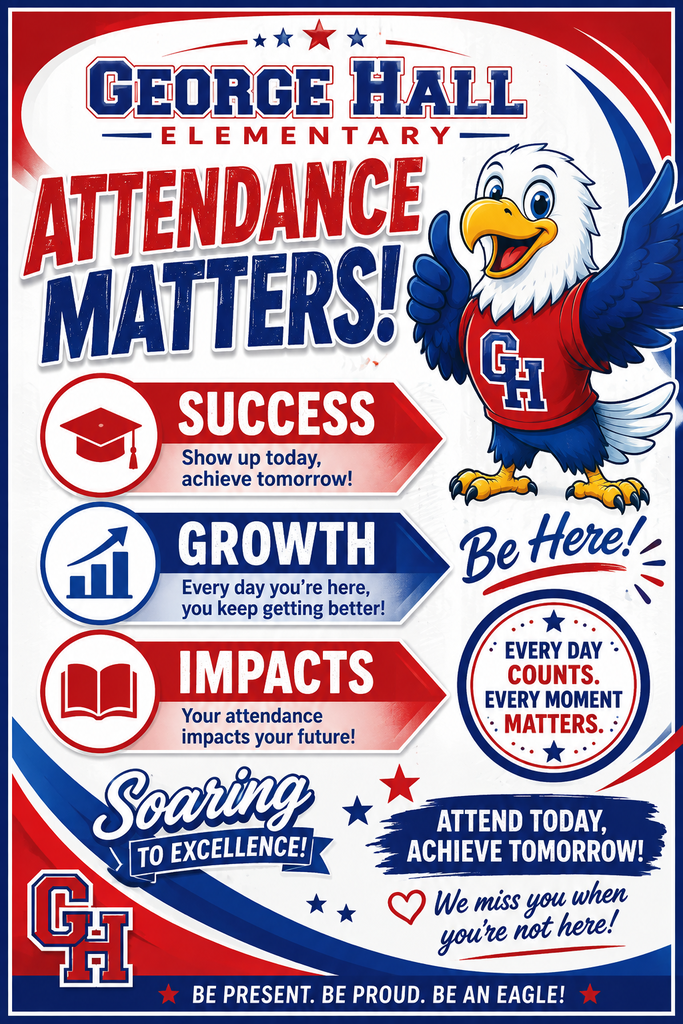Attendance Matters! Attendance impacts growth and success.