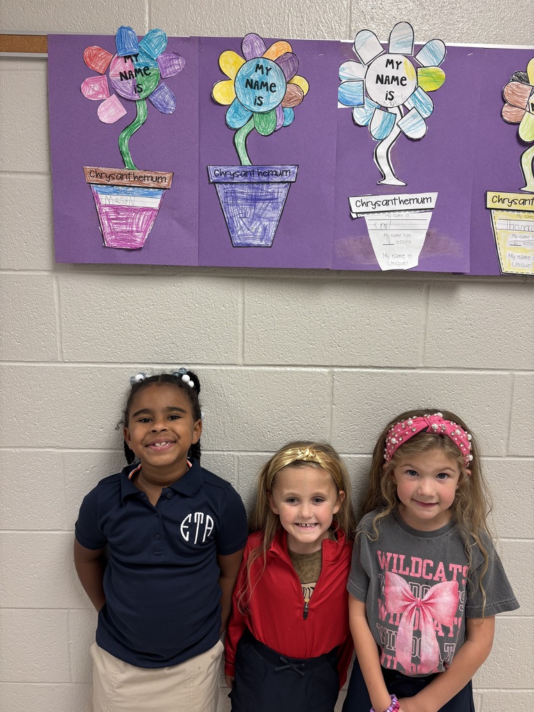 After reading Chrysanthemum by Kevin Henkes, Mrs. Danzey’s class learned that our names are special because they are a part of who we are! Just like Chrysanthemum loved her name, we can be proud of our own names. Most importantly, we learned that our words and actions can affect how others feel. We should always treat our classmates with kindness, respect, and caring hearts. We never know when a kind word or a friendly smile might make someone’s day better.
