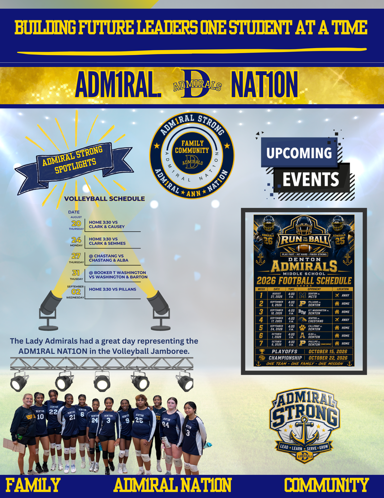 We are excited for our upcoming seasons!