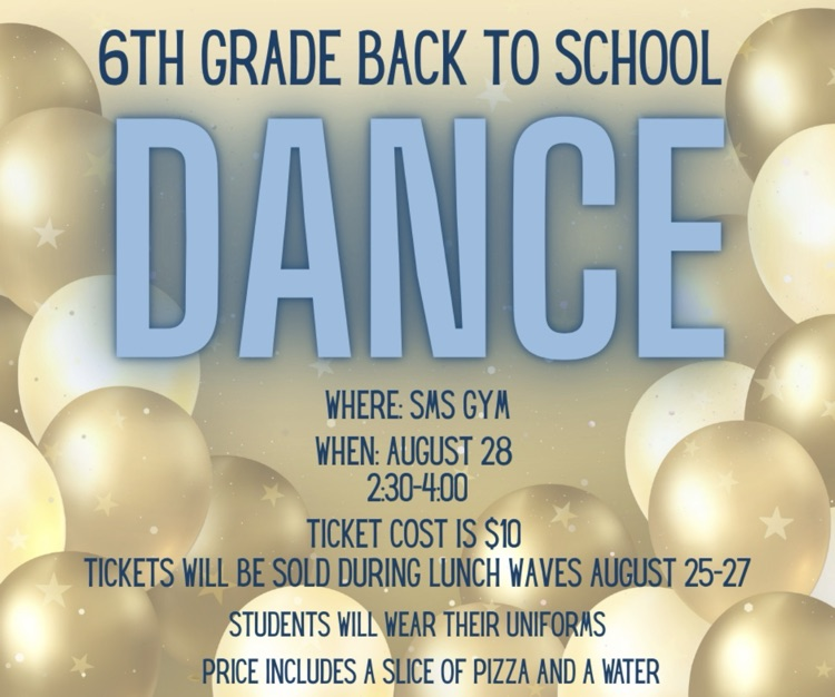 6th grade Back to School Dance