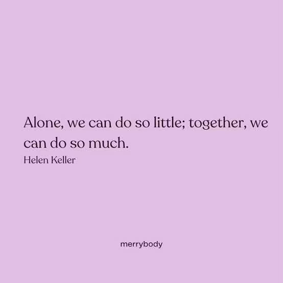 Together, we can do so much more!