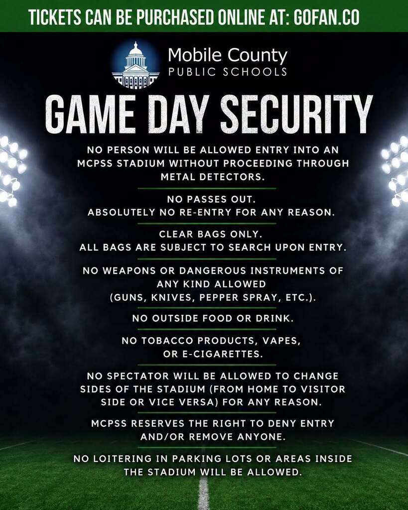 Game Day Security Rules