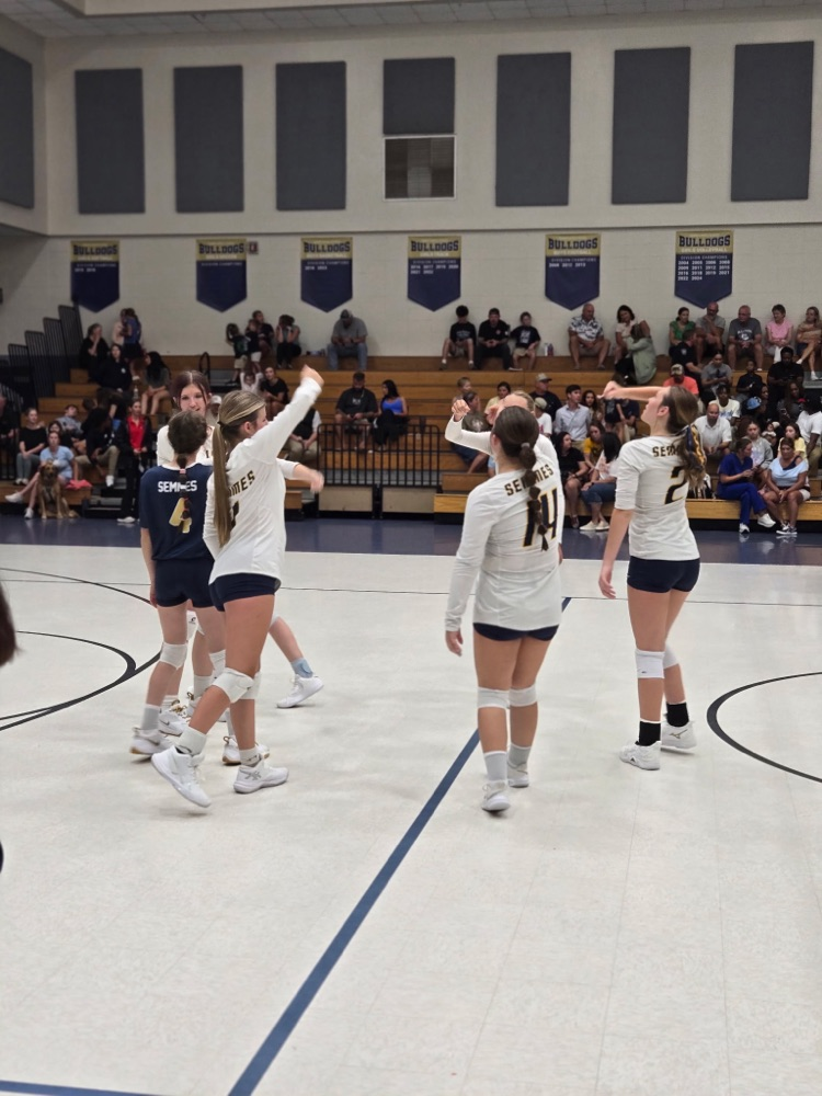 Semmes Middle School Volleyball get the Win against Dunbar