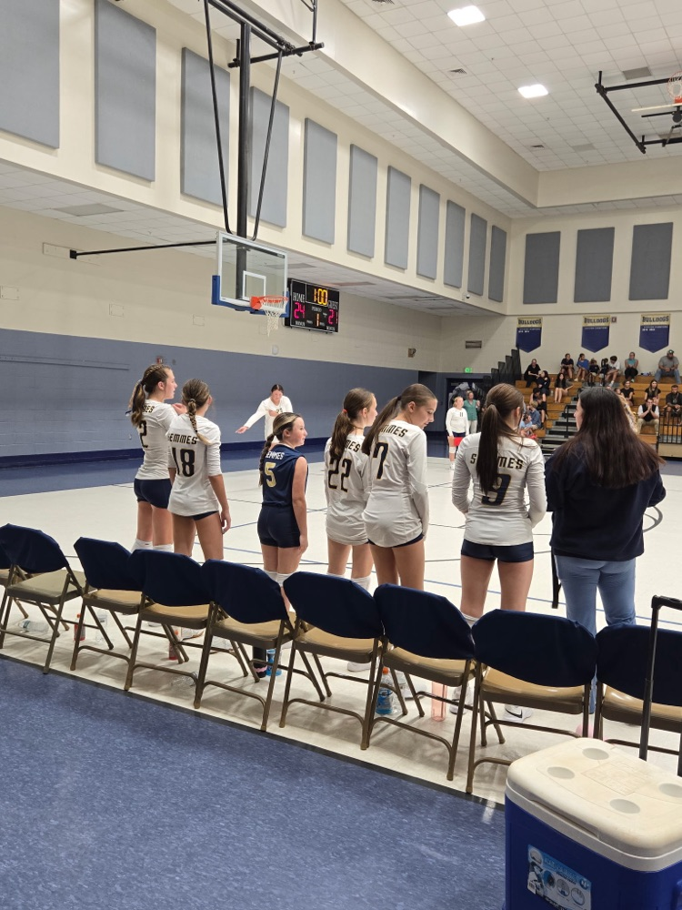 Semmes Middle School Volleyball get the Win against Dunbar