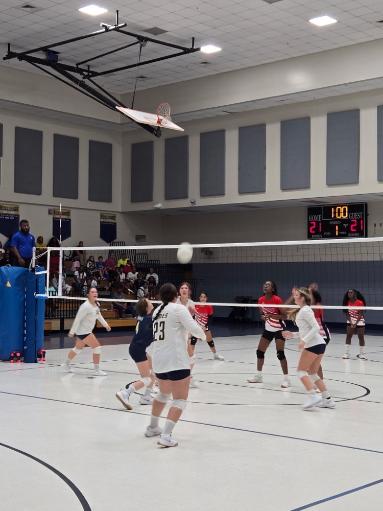 Semmes Middle School Volleyball get the Win against Dunbar