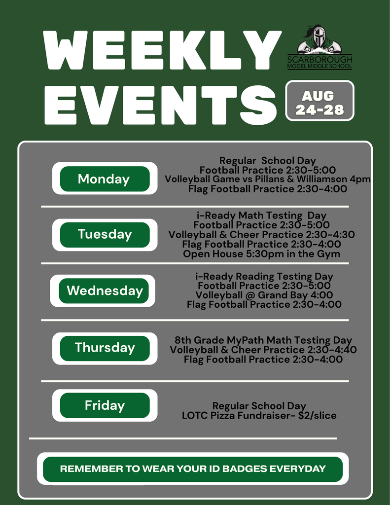 weekly events