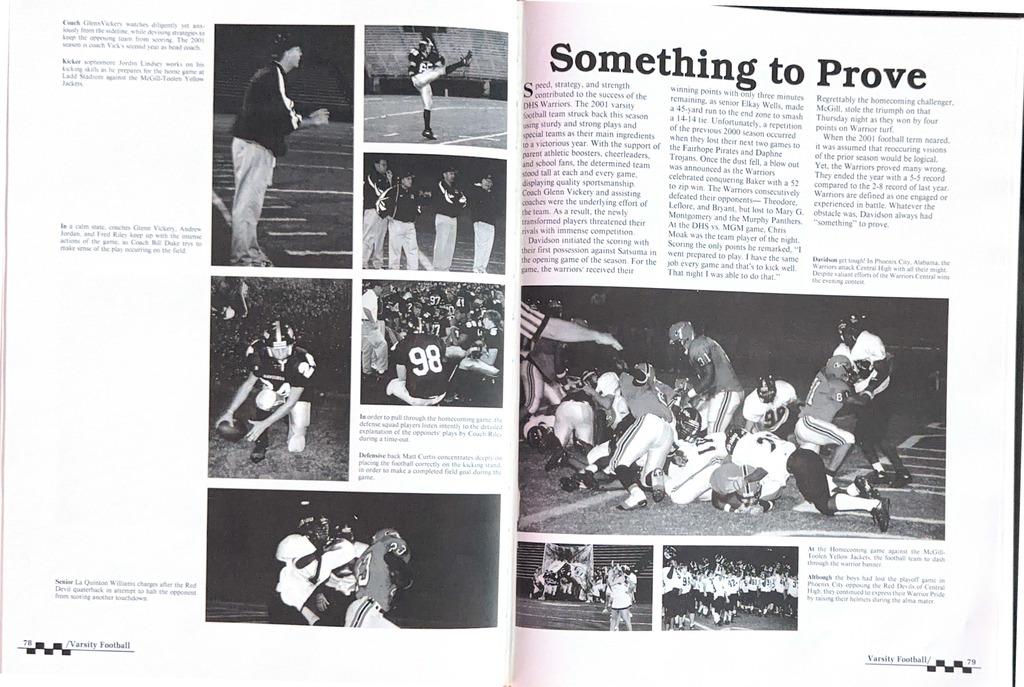 yearbook football