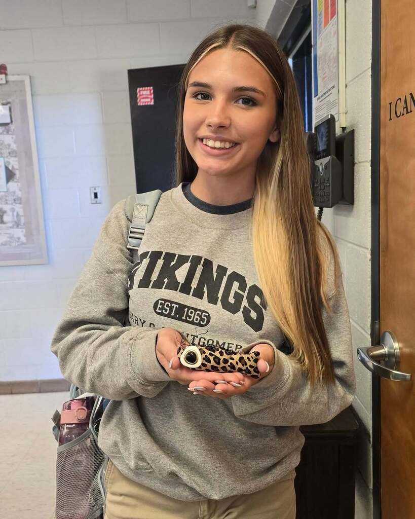 Students with their Lucky Fish.