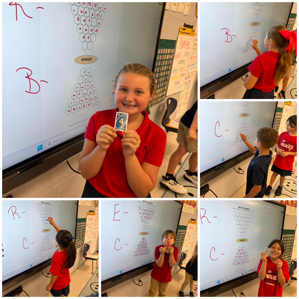 Our second graders in Mrs. Fortner’s class had a BLAST racing to the finish line with our Mini UNO Card Race! 🏁❤️💙 Students practiced counting and recognizing numbers while having so much fun cheering on their classmates along the way! I love when learning turns into laughter, excitement, and a little friendly competition! 🥰 UNO Math Race for the WIN! 🏆🎉 Learning is always more fun when we do it together!