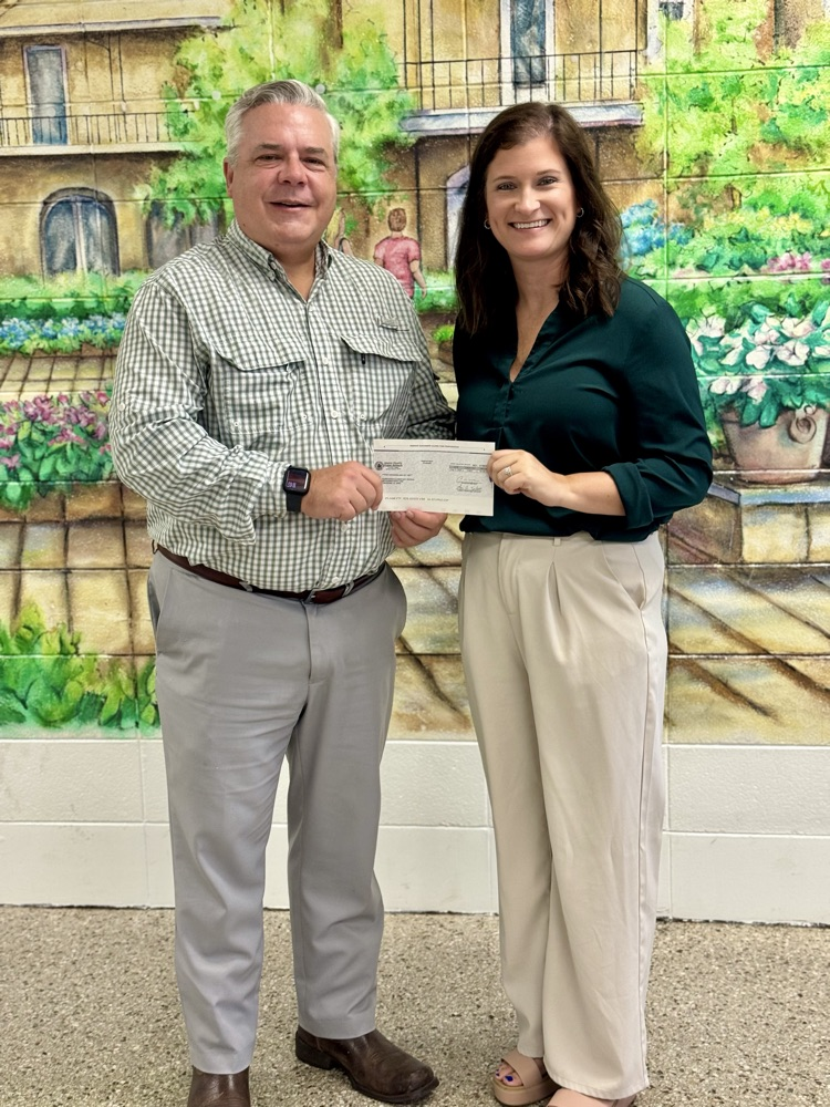 Representative Chip Brown donates to Burroughs